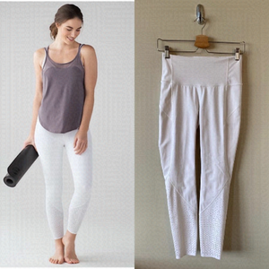LULULEMON Anew Tight- White (Size:6)